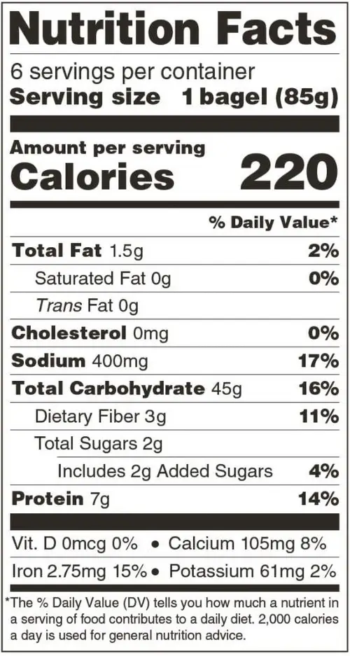 Bubba's Plain Bagels, 6 Count, 18 oz thumbnail 4