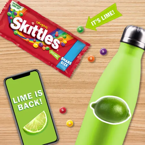 Skittles Original Chewy Candy, Share Size, 4 oz, Bag thumbnail 4