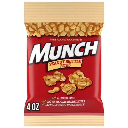 Munch Peanut Brittle Bites - 4.0 oz Bag