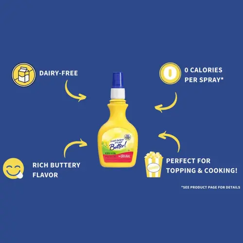 I Canâ€™t Believe Itâ€™s Not Butter! Original Spray 8 oz Bottle thumbnail 3