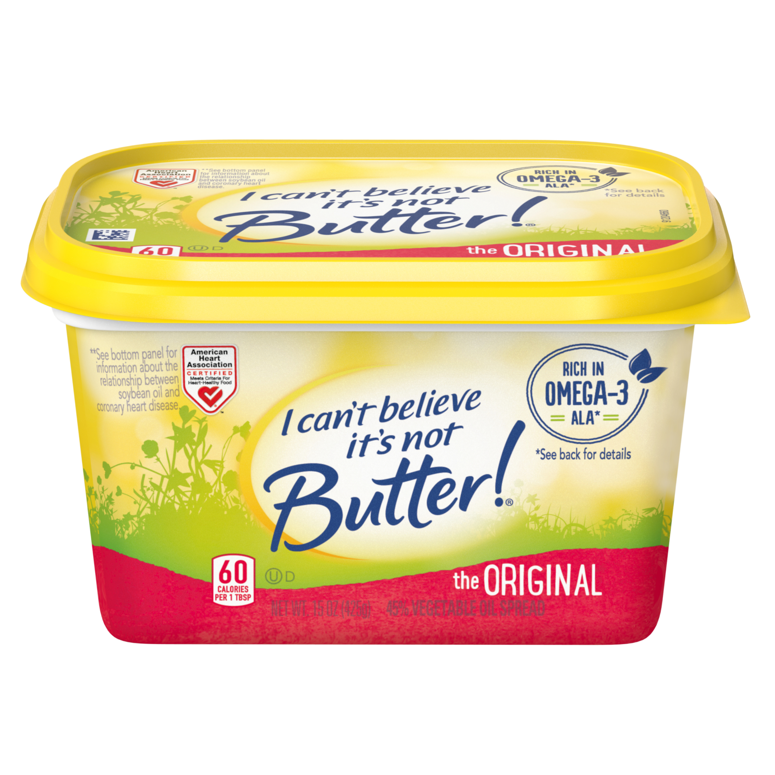 I Can't Believe It's Not Butter! Original Spread 15 oz Tub (Refrigerated) thumbnail 2