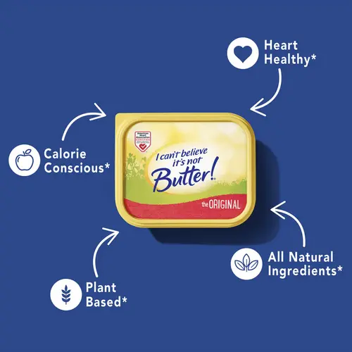 I Can't Believe It's Not Butter European Blend Original Spread, 17.3 oz Tub thumbnail 3