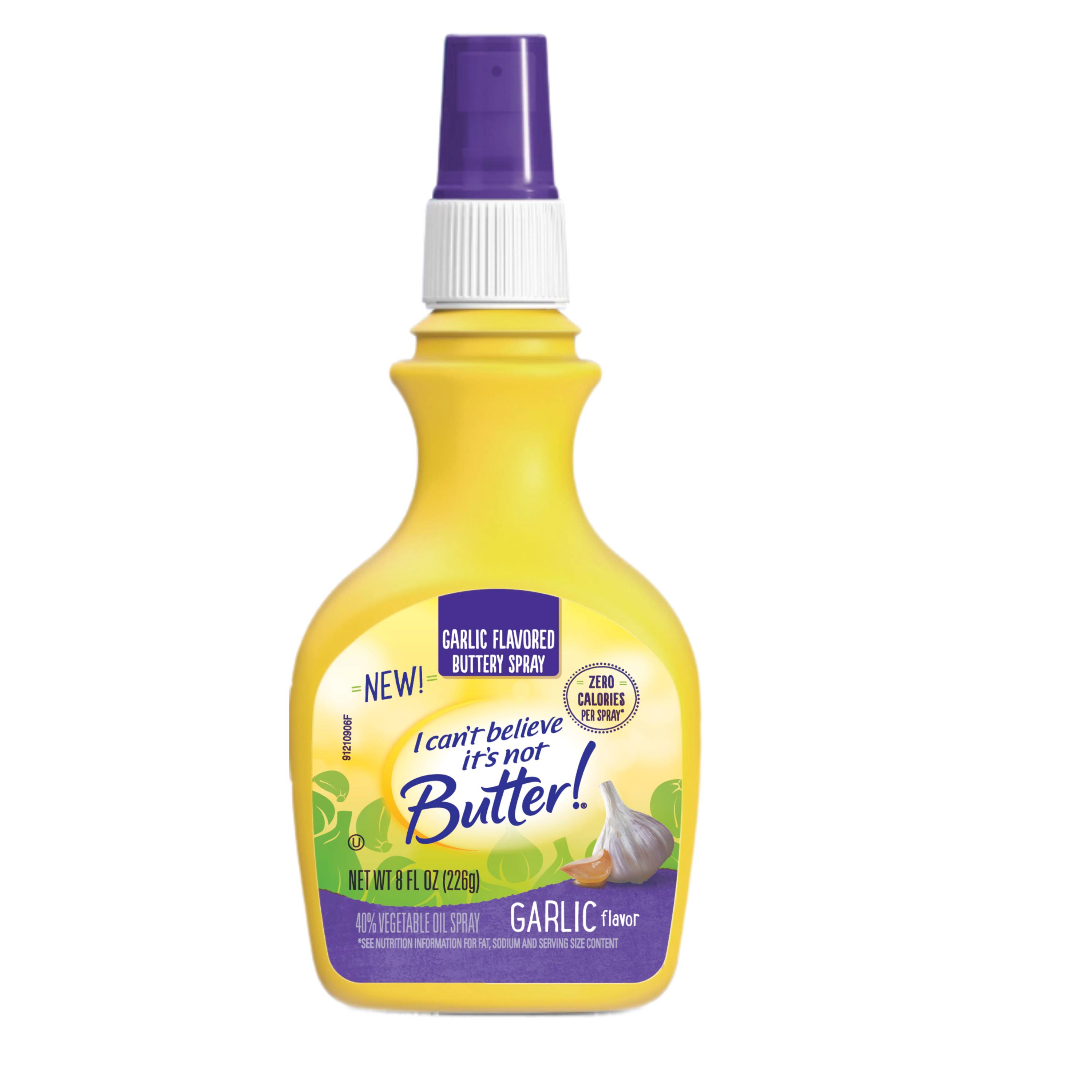 I Can't Believe It's Not Butter! Garlic Flavored Buttery Spray 8 fl oz Bottle