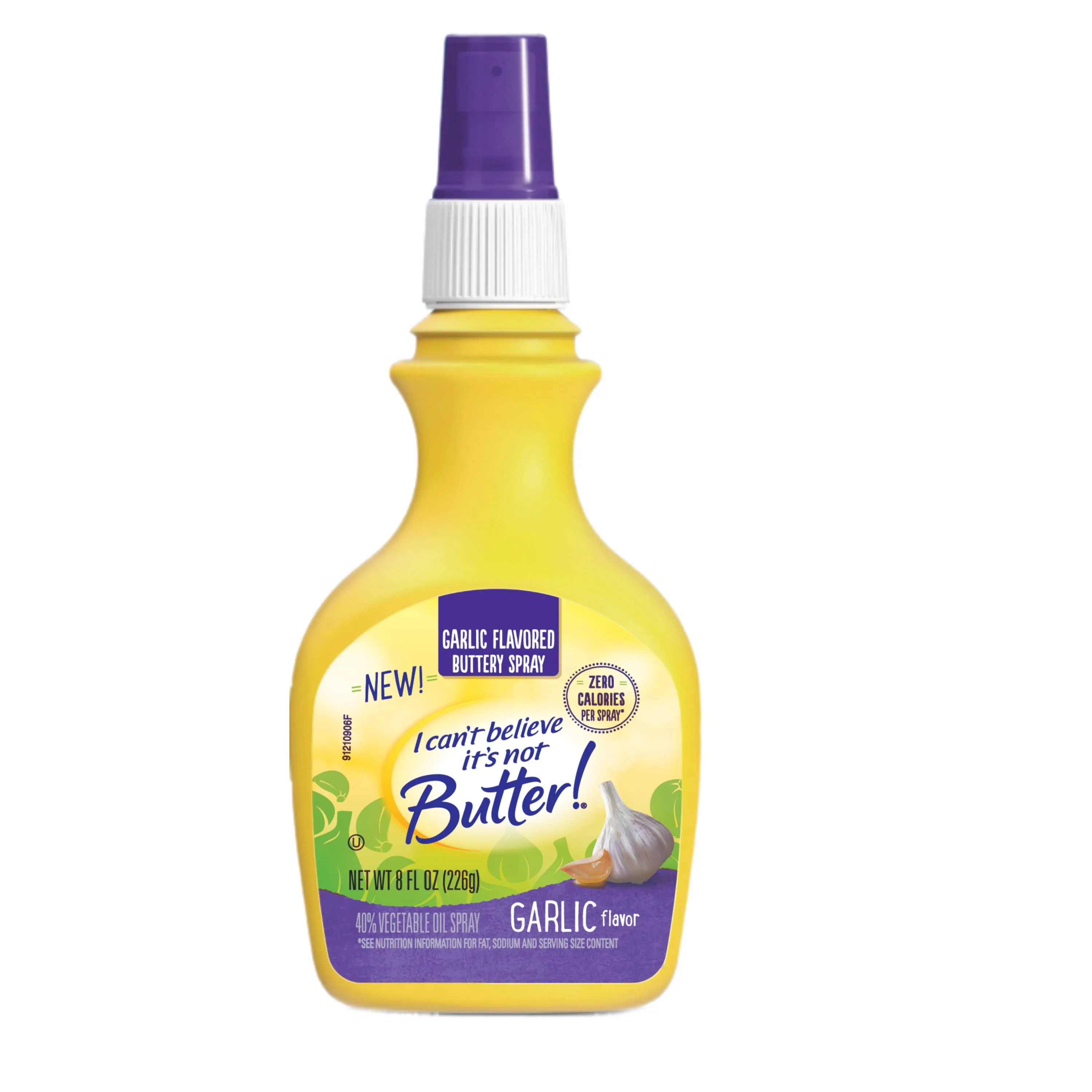 I Can't Believe It's Not Butter! Garlic Flavored Buttery Spray 8 fl oz Bottle