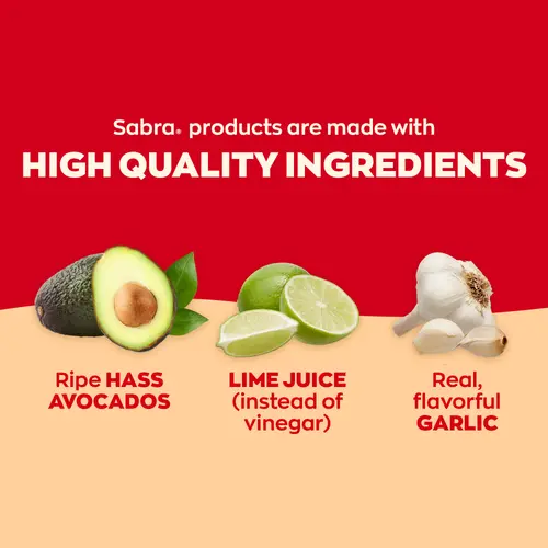 Sabra Snackers Fresh Guacamole Dip and Rolled Tortilla Chips, Made with Real Hass Avocados, 2.8 oz (1 Pack) thumbnail 4
