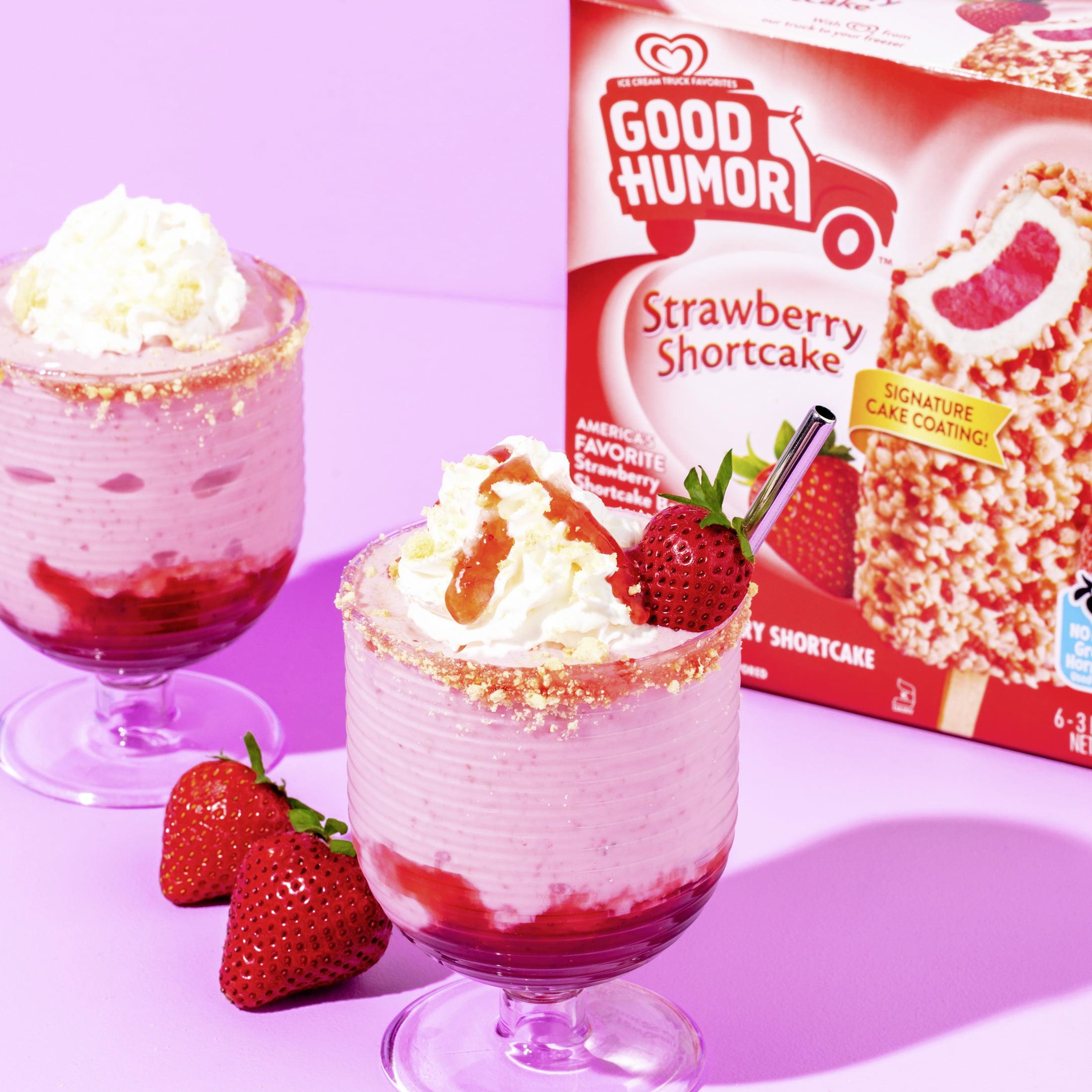Good Humor Crunchy Strawberry Shortcake Frozen Dairy Dessert Bars Kosher Milk, 6 Count thumbnail 2