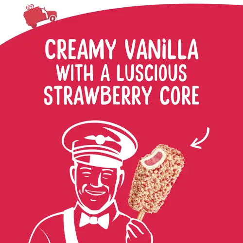 Good Humor Crunchy Strawberry Shortcake Frozen Dairy Dessert Bars Kosher Milk, 6 Count thumbnail 3