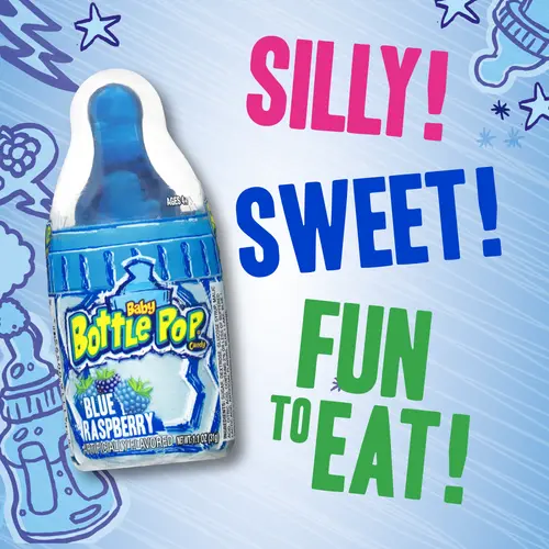 Baby Bottle Pop, Assorted Flavor Lollipops, Gluten-Free, 1.1 oz, 1 Count thumbnail 2
