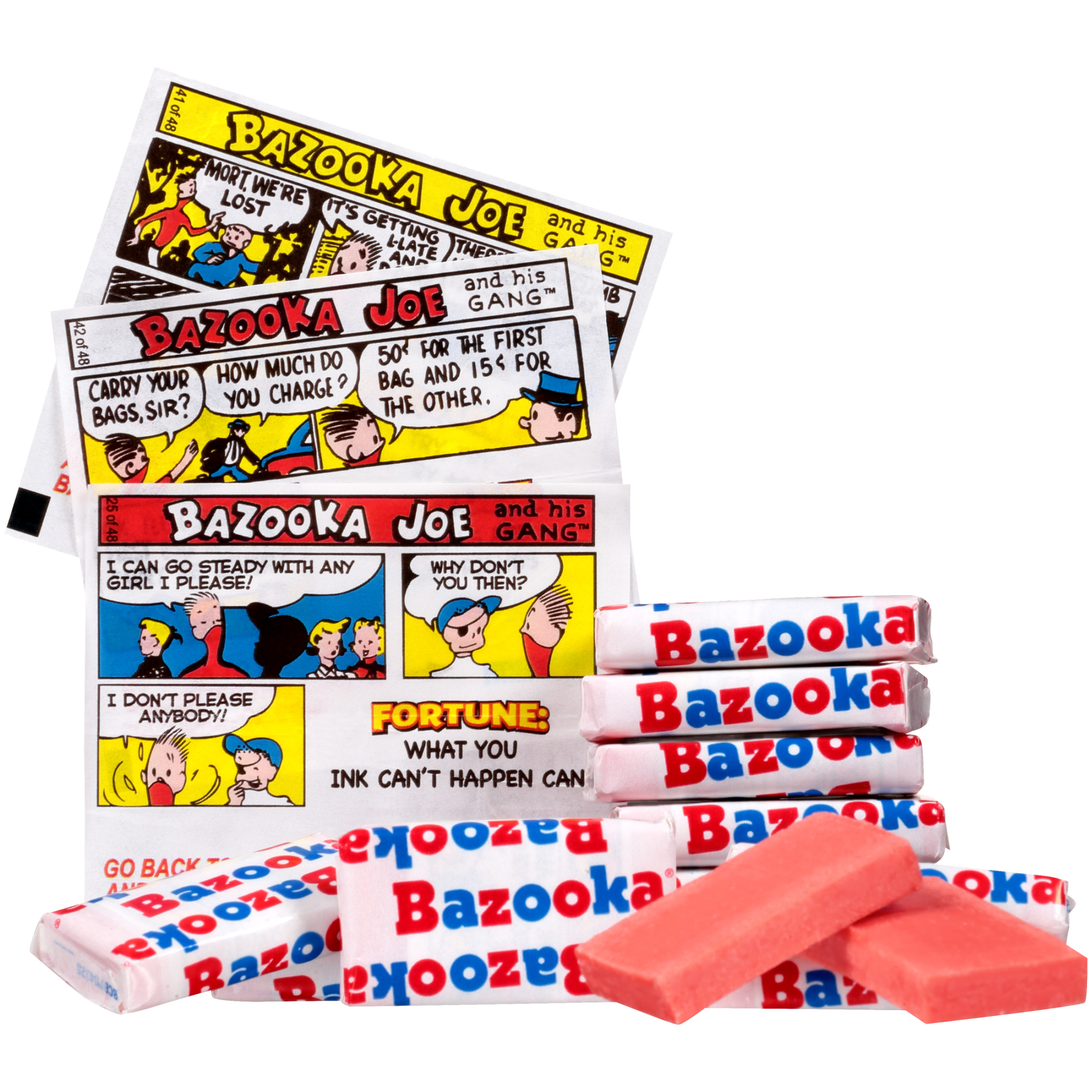 Bazooka Bubble Gum Individually Wrapped, Original Flavor, Gluten-Free, 225 Pieces thumbnail 3
