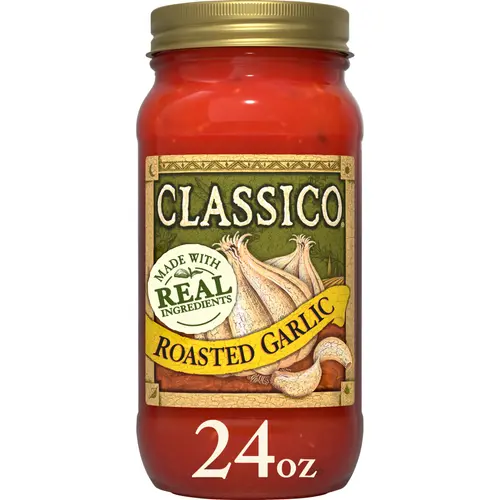 Classico Roasted Garlic Spaghetti Pasta Sauce, 24 oz. Jar