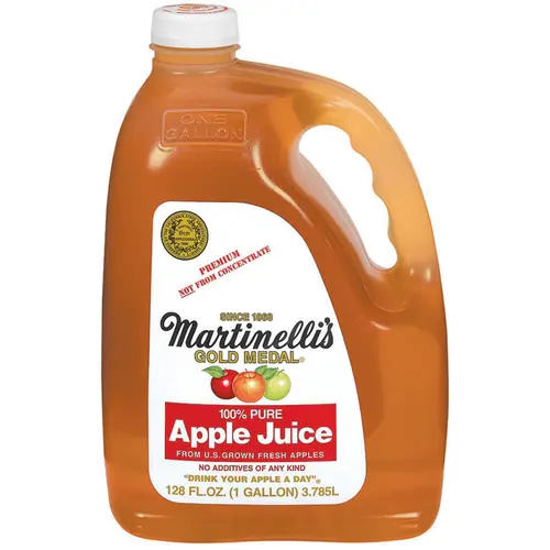 Martinelli's Gold Medal Apple Juice, 100% Pure Apple Juice, 128 fl oz, 1 Gallon, Shelf-Stable thumbnail 3