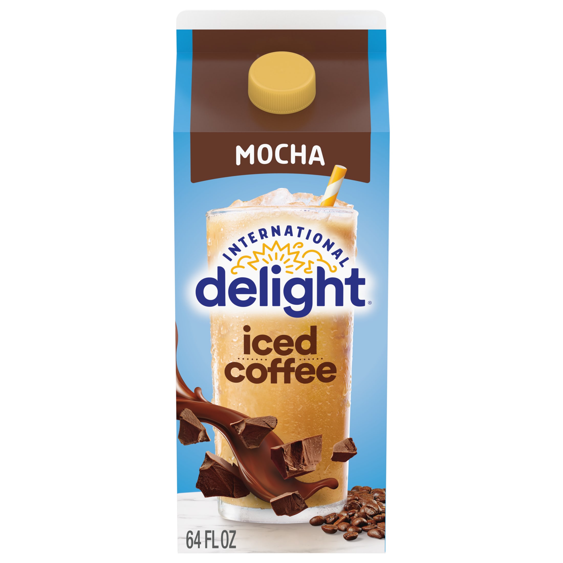 International Delight Ready to Drink Mocha Iced Coffee, 64 fl oz Carton