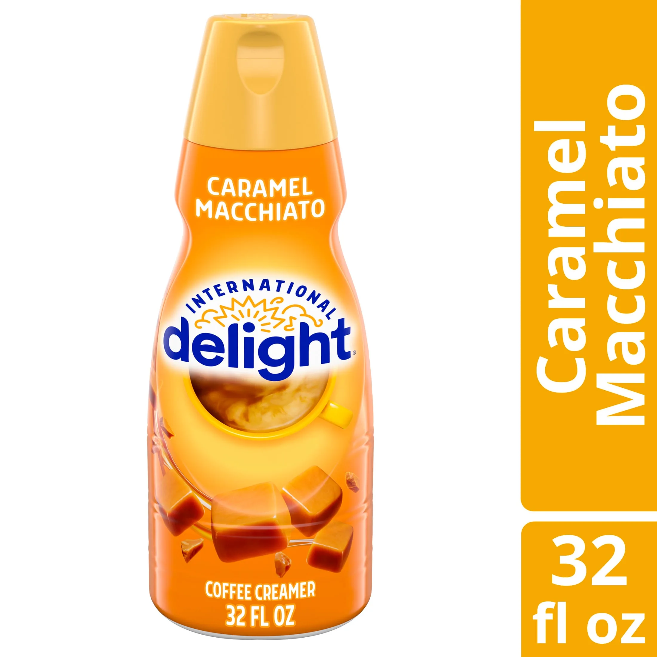 International Delight Caramel Macchiato Coffee Creamer, 32 fl oz Bottle