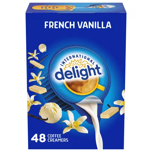 International Delight French Vanilla Coffee Creamer Singles, 48 Count