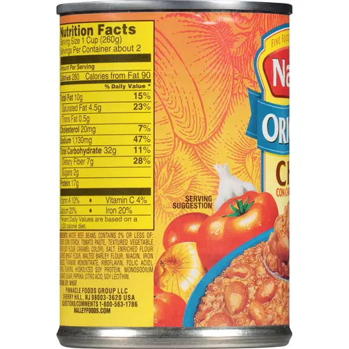 Nalley Original Chili Con Carne With Beans, 14 oz. thumbnail 3