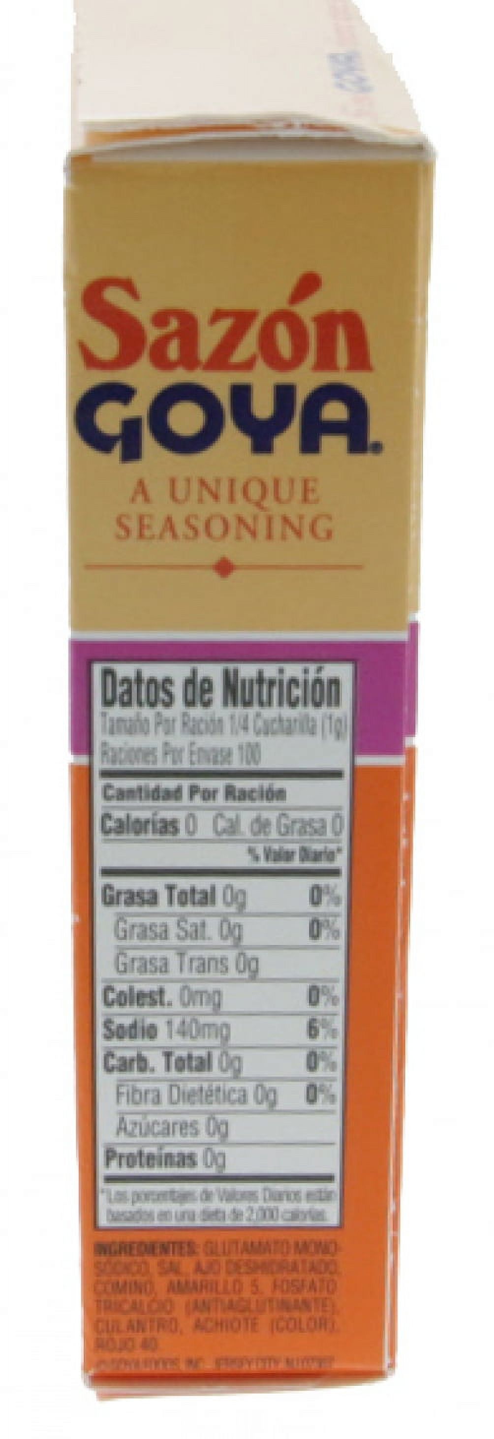 Goya Corainder & Annatto Seasoning 20 Pack - Sazon Culantro y Achiote thumbnail 4