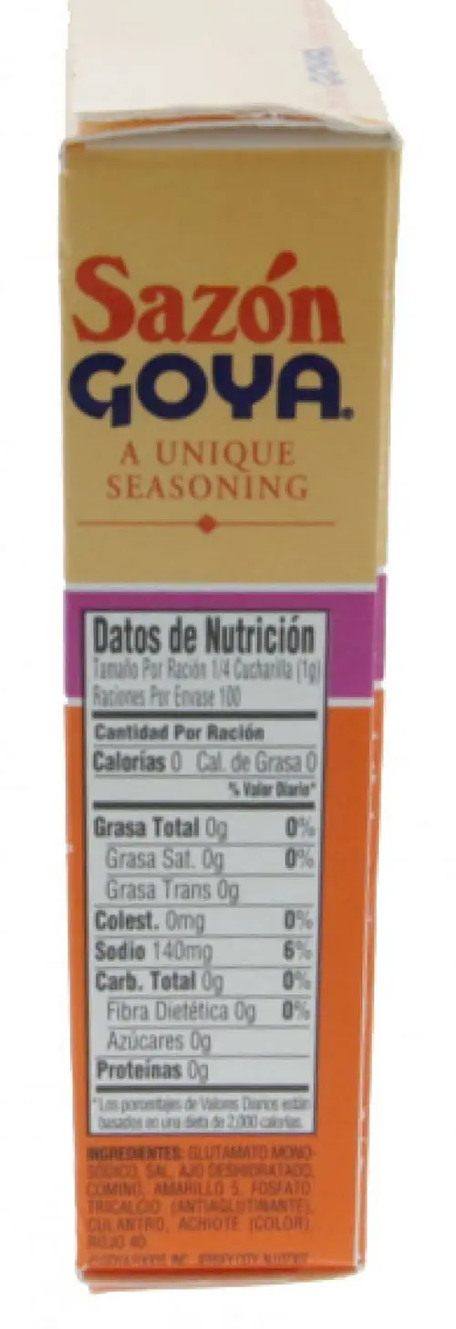 Goya Corainder & Annatto Seasoning 20 Pack - Sazon Culantro y Achiote thumbnail 4