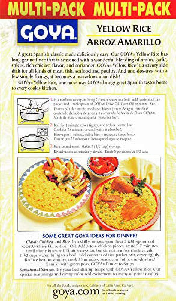 Goya Yellow Rice, Spanish Style, 21 Oz thumbnail 4