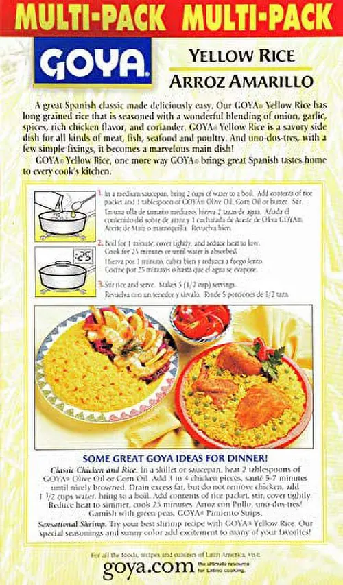 Goya Yellow Rice, Spanish Style, 21 Oz thumbnail 4