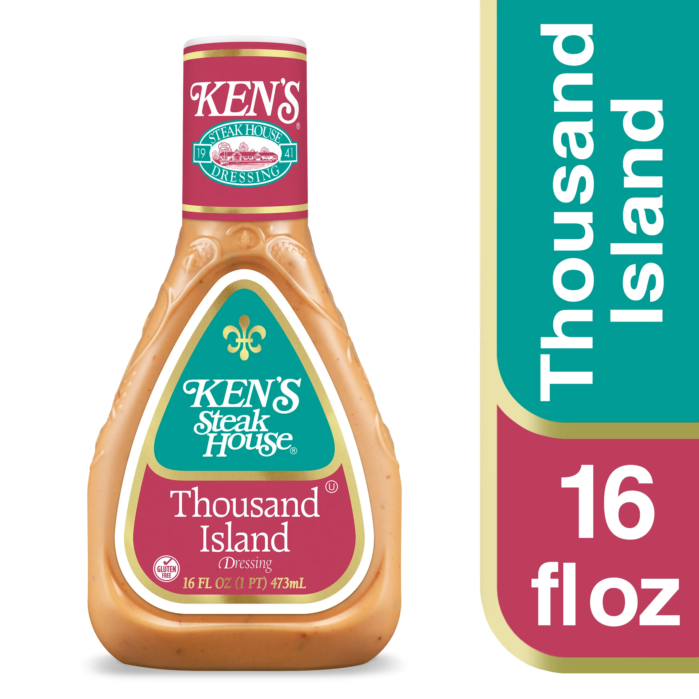 Ken's Steak House Thousand Island Salad Dressing 16 fl. oz.