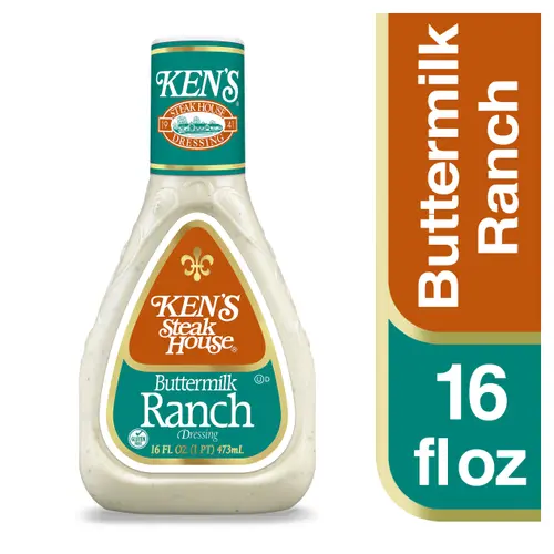 Ken's Steak House Buttermilk Ranch Salad Dressing 16 oz