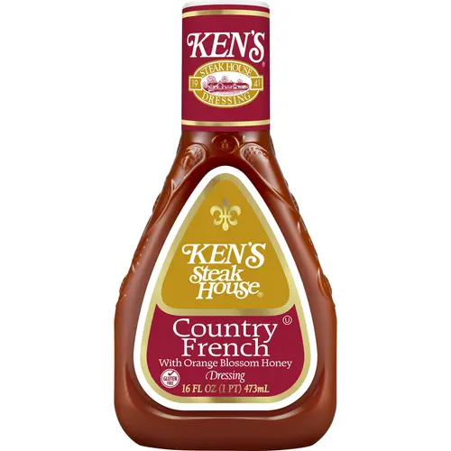 Ken's Steak House Country French with Orange Blossom Honey Salad Dressing, 16 fl. oz. thumbnail 2