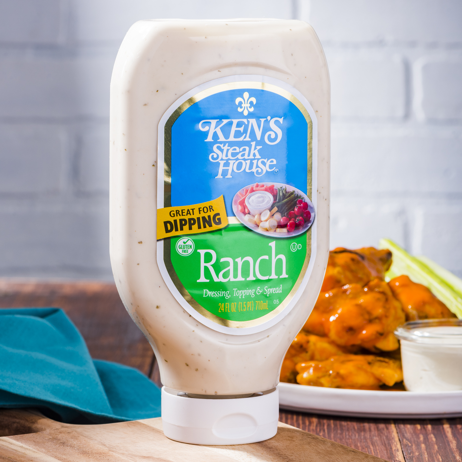 Ken's Steak House Ranch Dressing, Topping & Spread 24 oz thumbnail 2