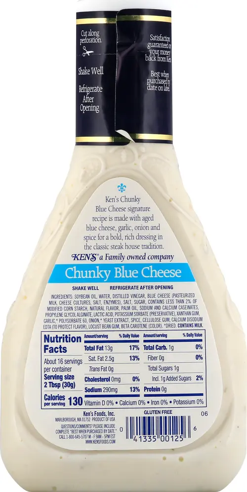 Ken's Steak House Chunky Blue Cheese Dressing 16 fl oz thumbnail 3