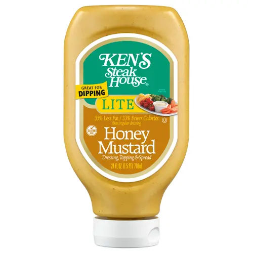 Ken's Steak House Lite Honey Mustard Salad Dressing 24 fl oz thumbnail 2