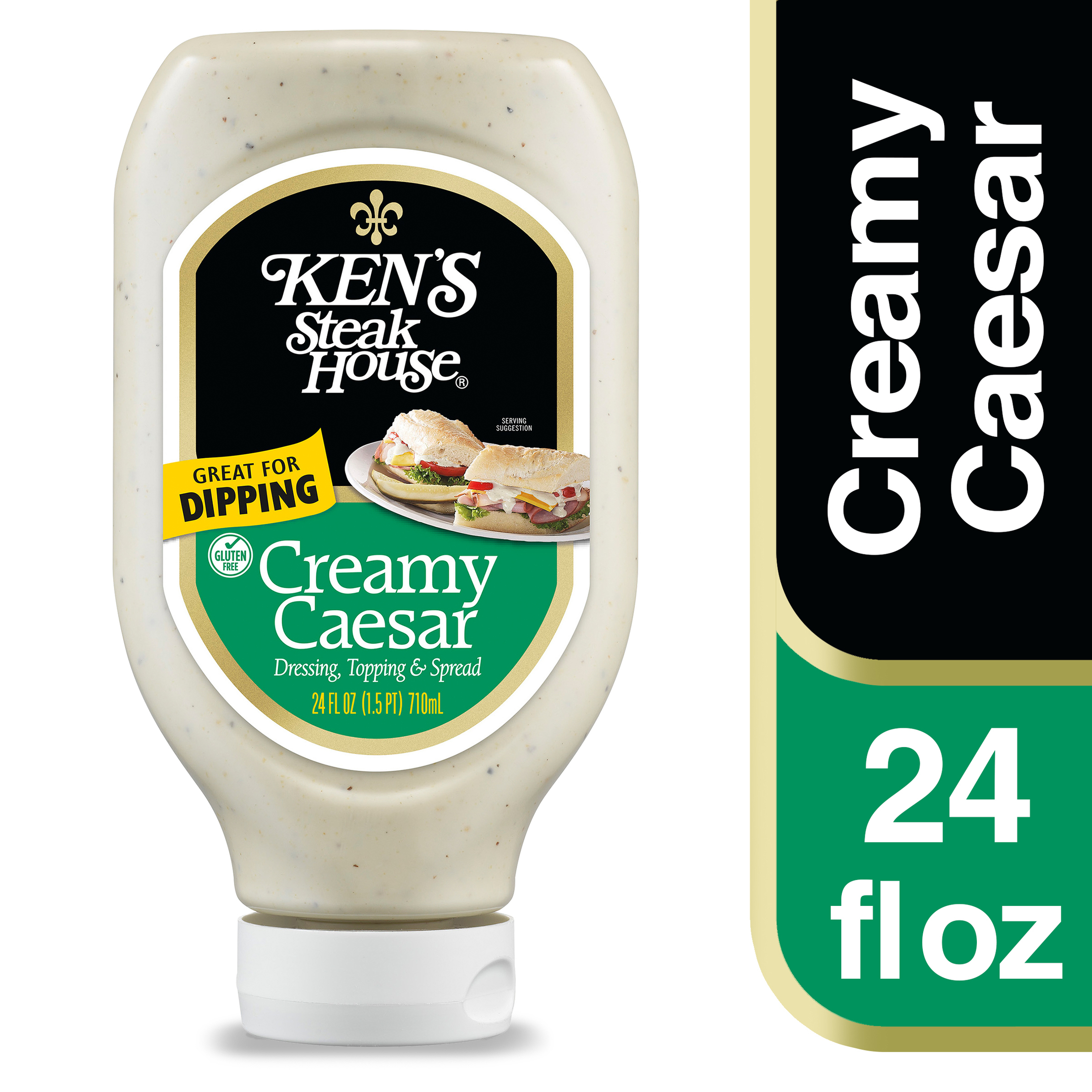 Ken's Steak House Creamy Caesar Salad Dressing 24 fl. oz.