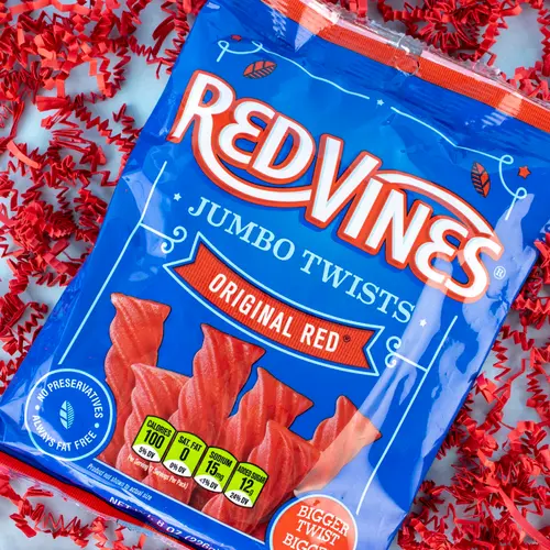 Red Vines, Jumbo Original Red Licorice Candy, 8oz thumbnail 3