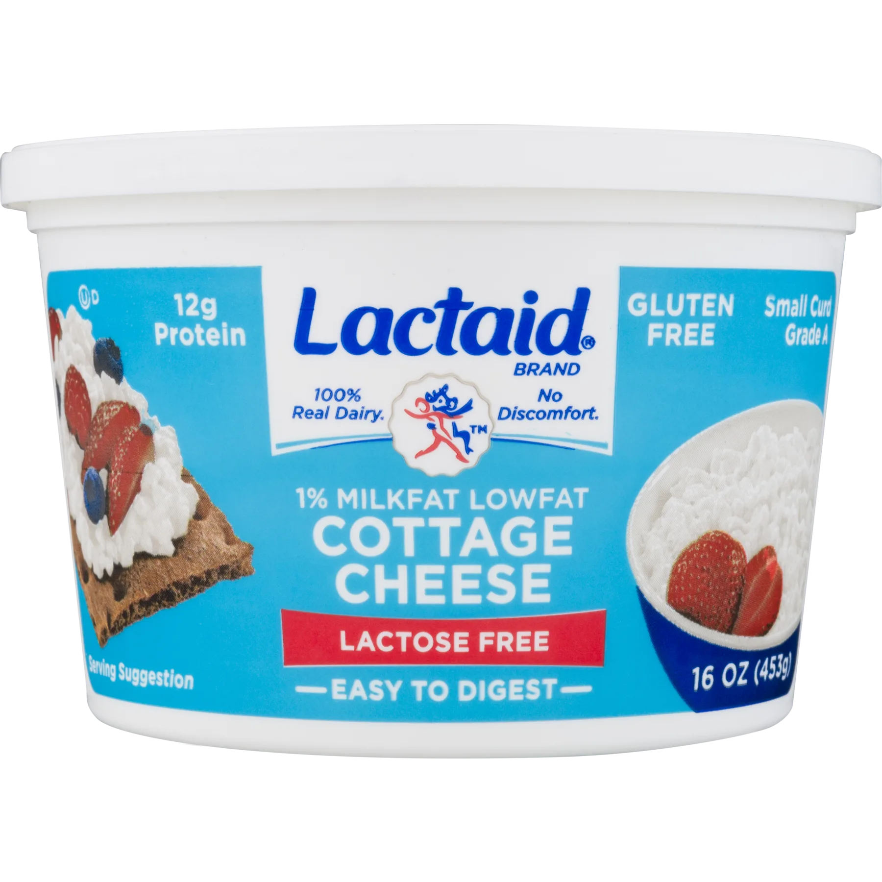 Lactaid Lactose Free Low-Fat Cottage Cheese, 16 Oz.
