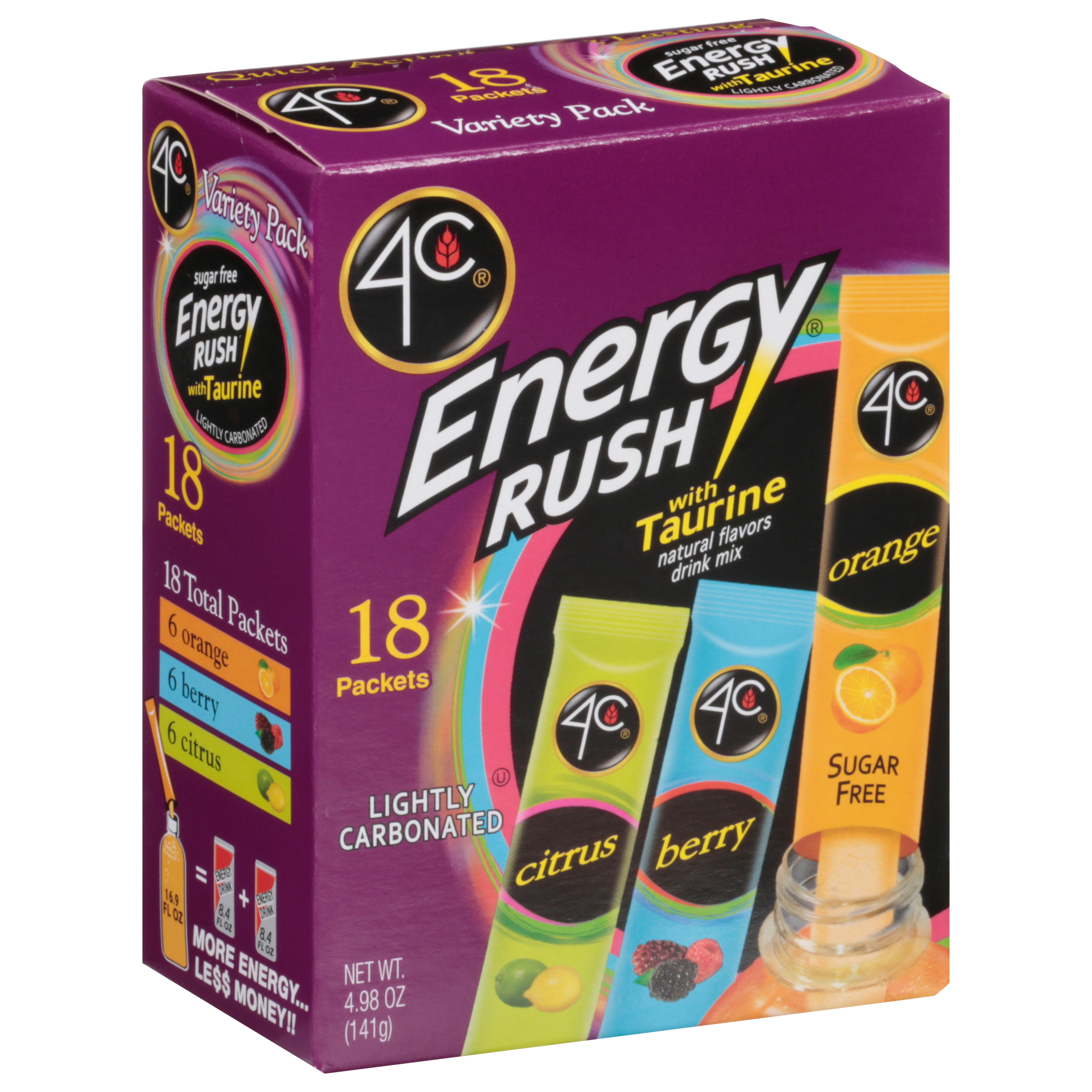 4C Energy Rush with Taurine Variety Pack Drink Mix thumbnail 2