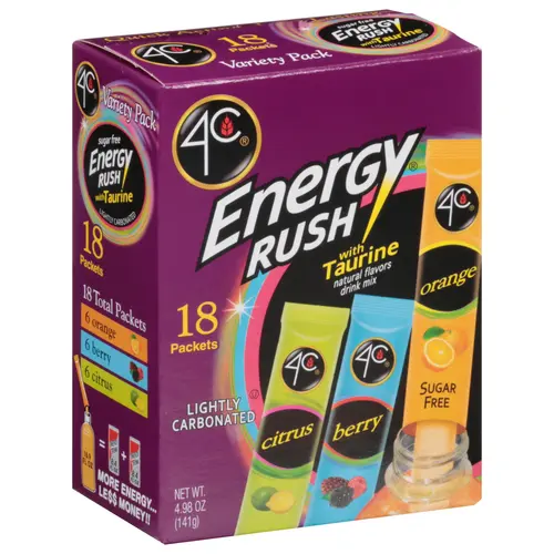 4C Energy Rush with Taurine Variety Pack Drink Mix thumbnail 2
