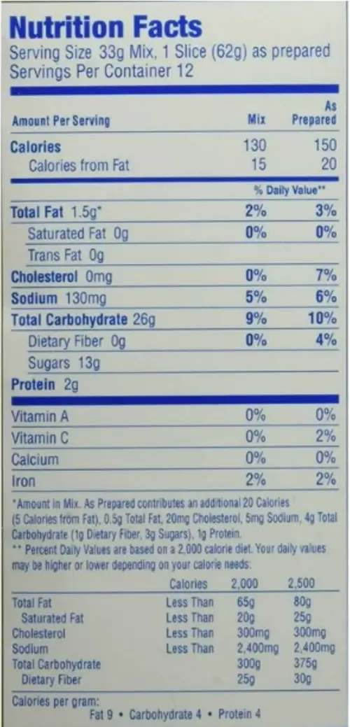 Concord Foods, Chiquita Banana Bread Mix, 13.7 oz thumbnail 3