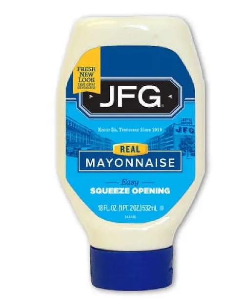 JFG Real Mayonnaise, 18 fl oz Squeeze Bottle thumbnail 2
