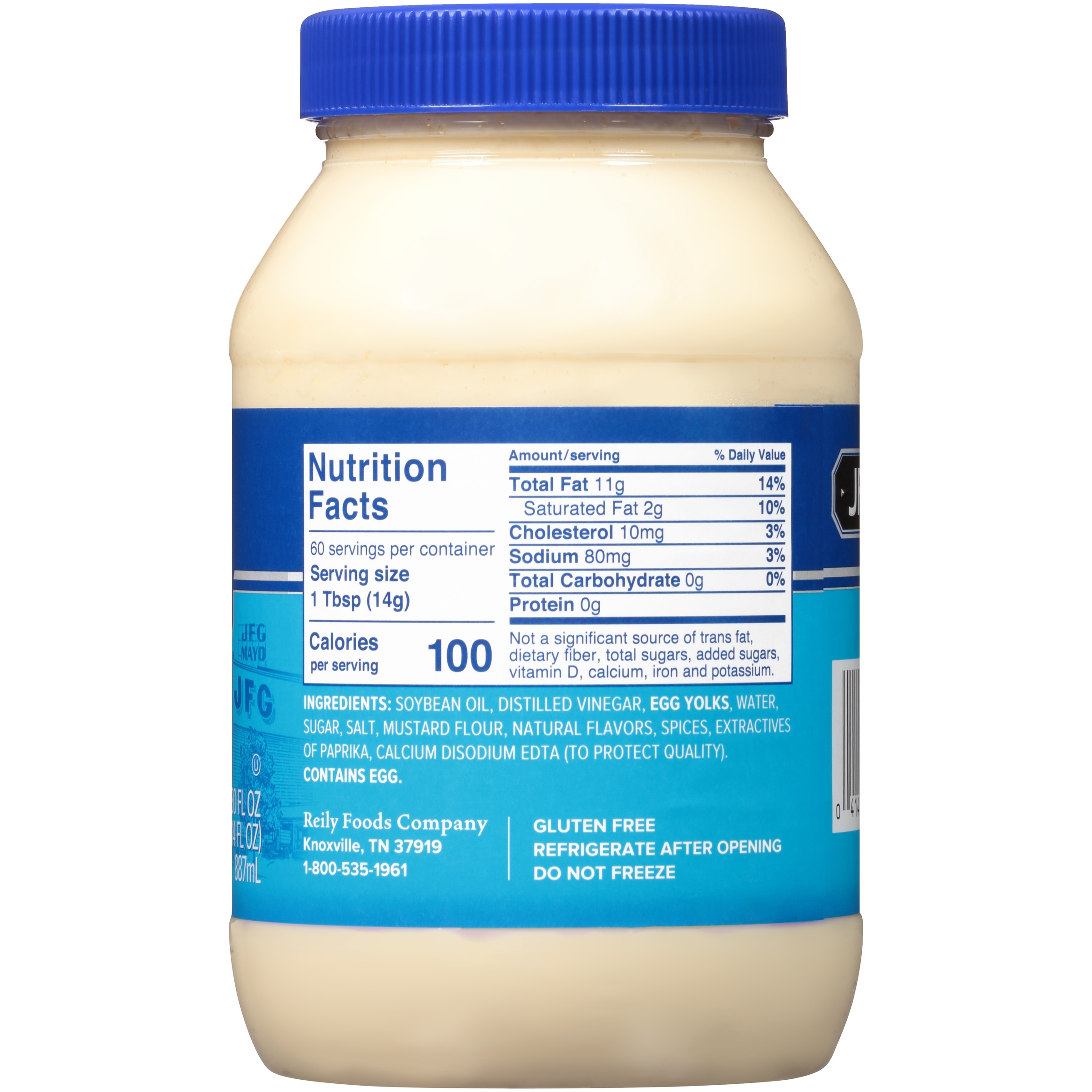 JFG Real Mayonnaise, 30 oz Plastic Jar thumbnail 3