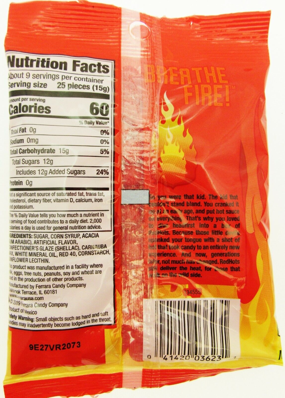 Redhots Cinnamon Candy 2 bags 4.5oz Red Hots Candies Sweets thumbnail 2