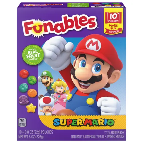 Funables Fruit Flavored Snacks, Super Mario, 0.8 oz, 10 Count thumbnail 4