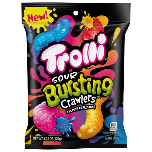 Trolli Sour Bursting Crawlers Gummy Candy, 4.25oz thumbnail 3
