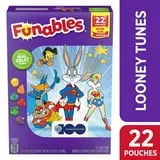 Funables Fruit Flavored Snacks, Looney Tunes, 0.8 oz, 22 Count