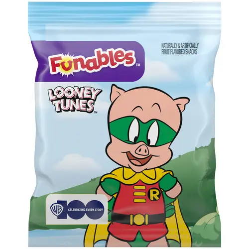 Funables Fruit Flavored Snacks, Looney Tunes, 0.8 oz, 22 Count thumbnail 2