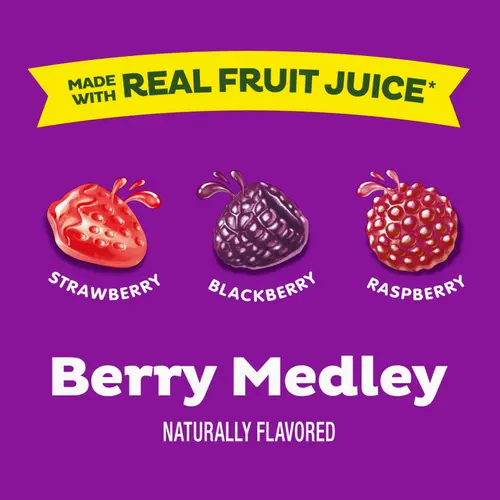 Black Forest Fruit Flavored Snacks Juicy Burst, Berry Medley, 17.6 oz Box, 22 Count thumbnail 4