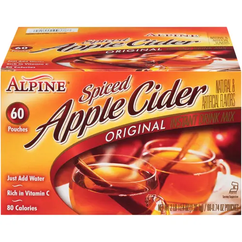 AlpineÂ® Original Spiced Apple Cider Instant Drink Mix 60-.74 oz. Pouches