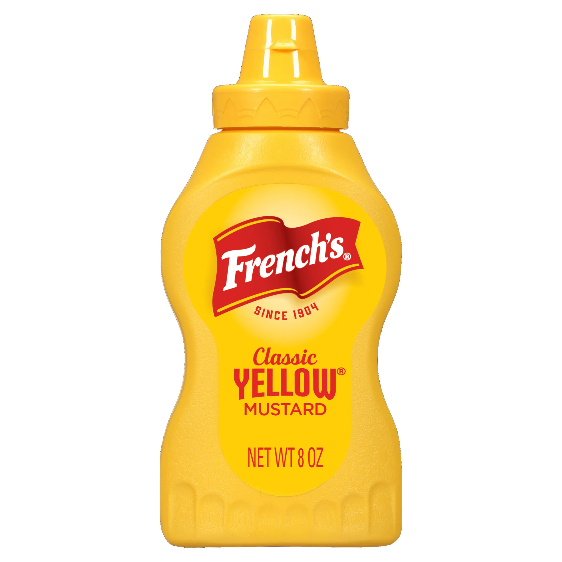 French's No Artificial Flavors Gluten Free Classic Yellow Mustard, 8 oz Bottle
