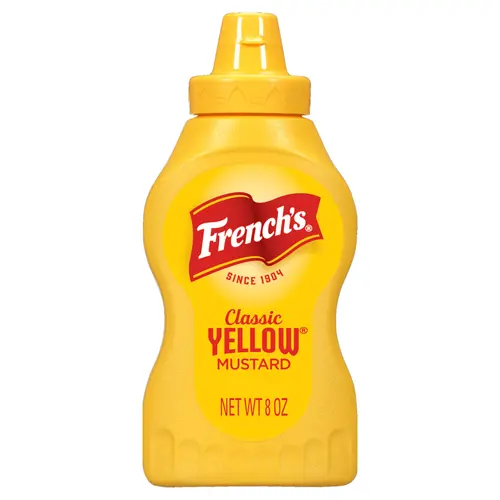 French's No Artificial Flavors Gluten Free Classic Yellow Mustard, 8 oz Bottle