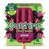 Outshine Grape Frozen Fruit Bars, Non-GMO, Gluten Free, 6 Ct