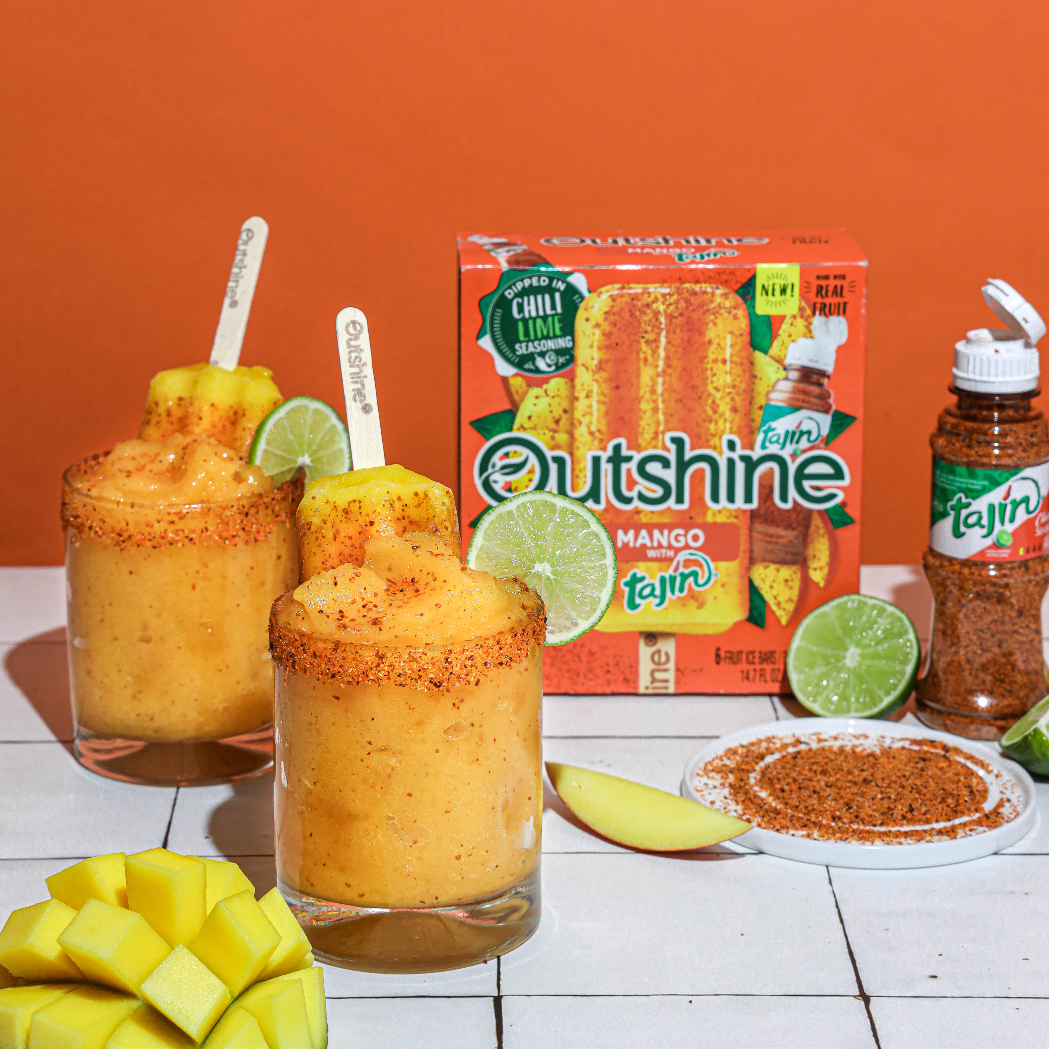 Outshine Mango Frozen Fruit Bars with Tajin,Non-GMO, Gluten Free, 6 Ct thumbnail 2