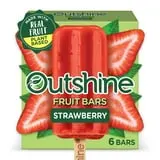 Outshine Strawberry Frozen Fruit Bars, Non-GMO, 6 Count