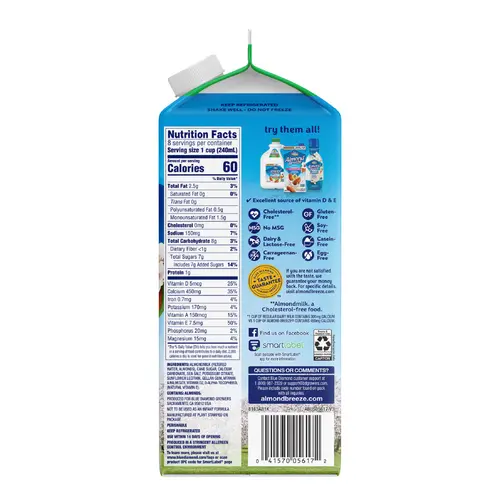 Almond Breeze Original Almond Milk, 64 oz thumbnail 4